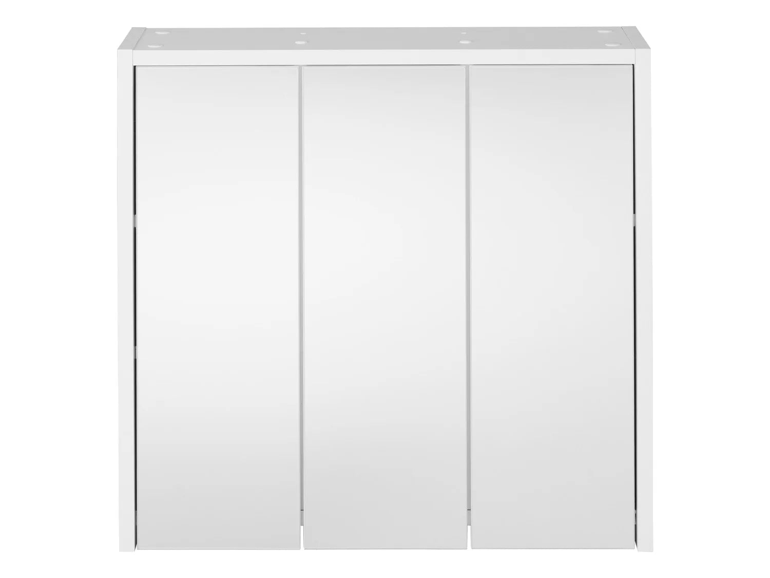 LIVARNO home Armoire de toilette miroir, 64,3 x 60,7 x 16,2 cm, blanche