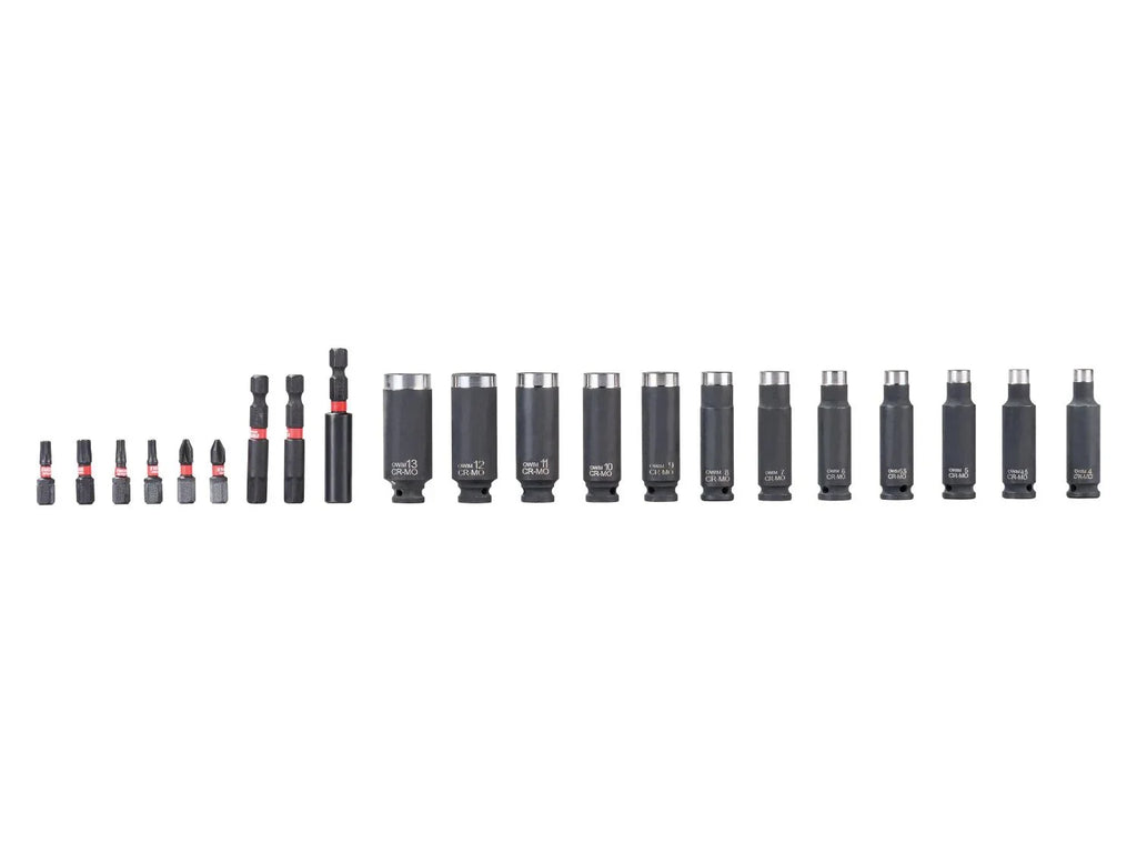 PARKSIDE PERFORMANCE Douilles et embouts pour cl  choc, 21 pices