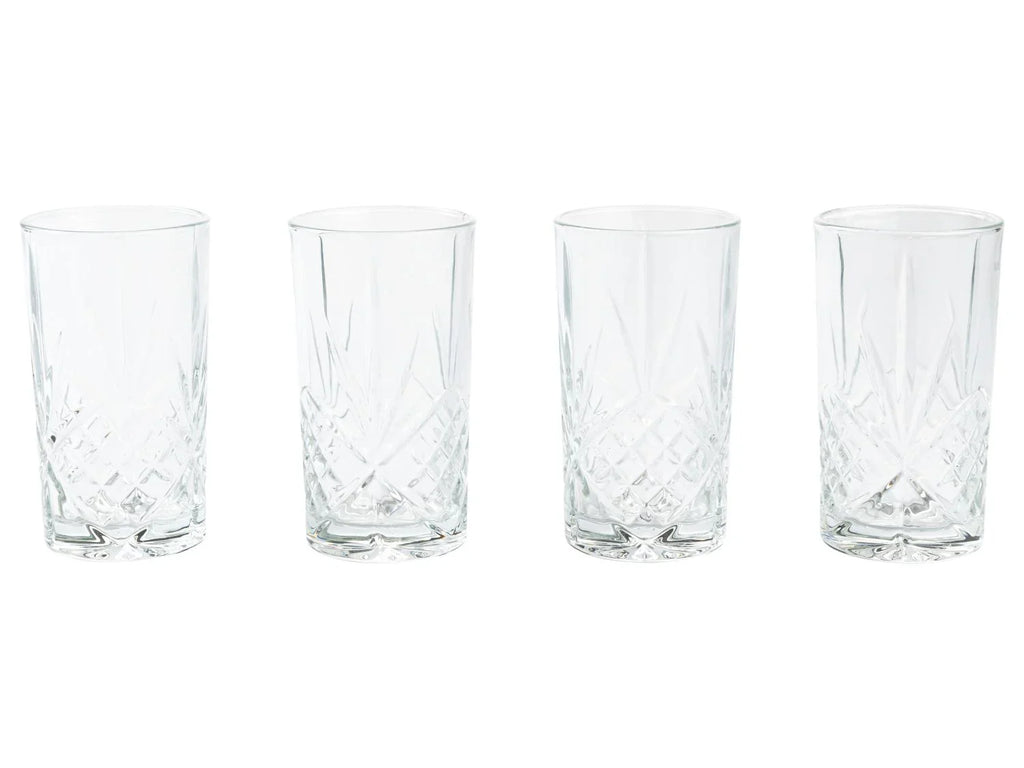 LIVARNO home Lot de 4 verres  whisky ou longdrink