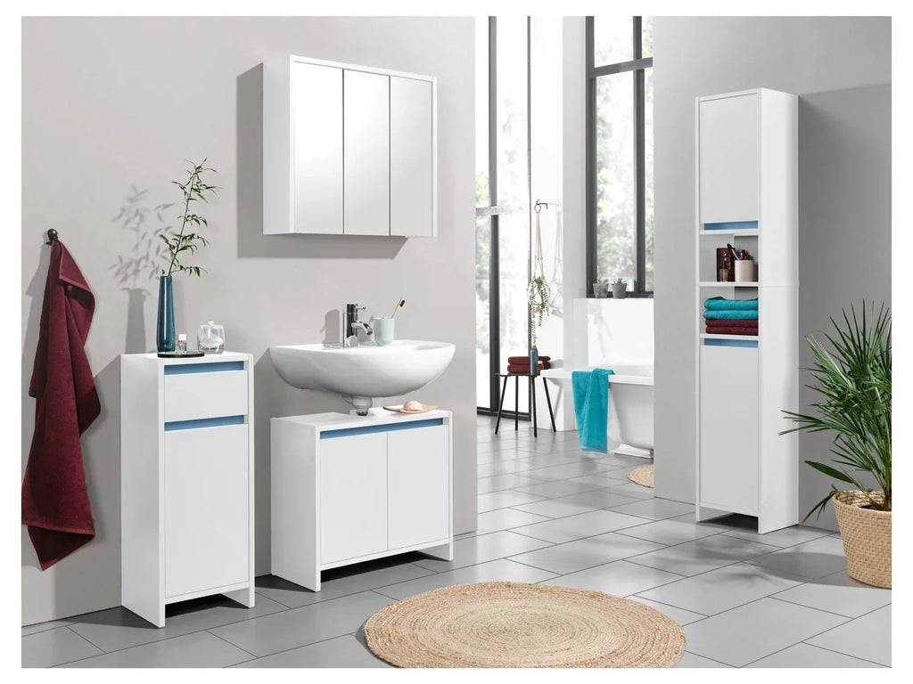 LIVARNO home Colonne de salle de bains Oslo, 32 x 180,5 x 28 cm, blanche
