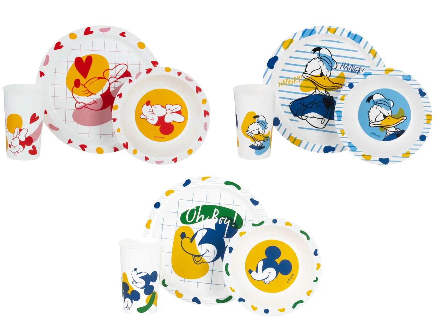 Set de petit-djeuner Disney, 3 pices