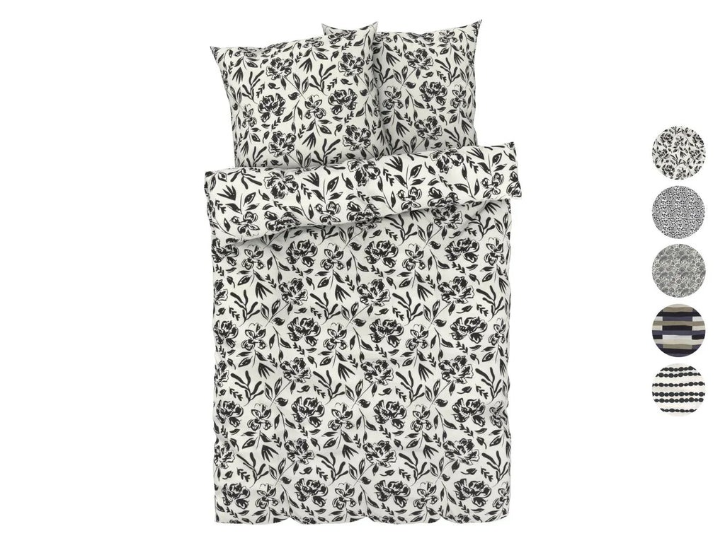 LIVARNO home Parure de lit en satin microfibre, 260 x 240 cm