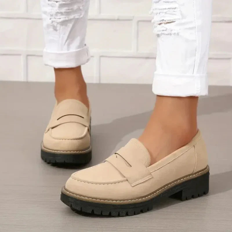 Lucy | Mocassins confortables et chunky pour femmes avec plateforme