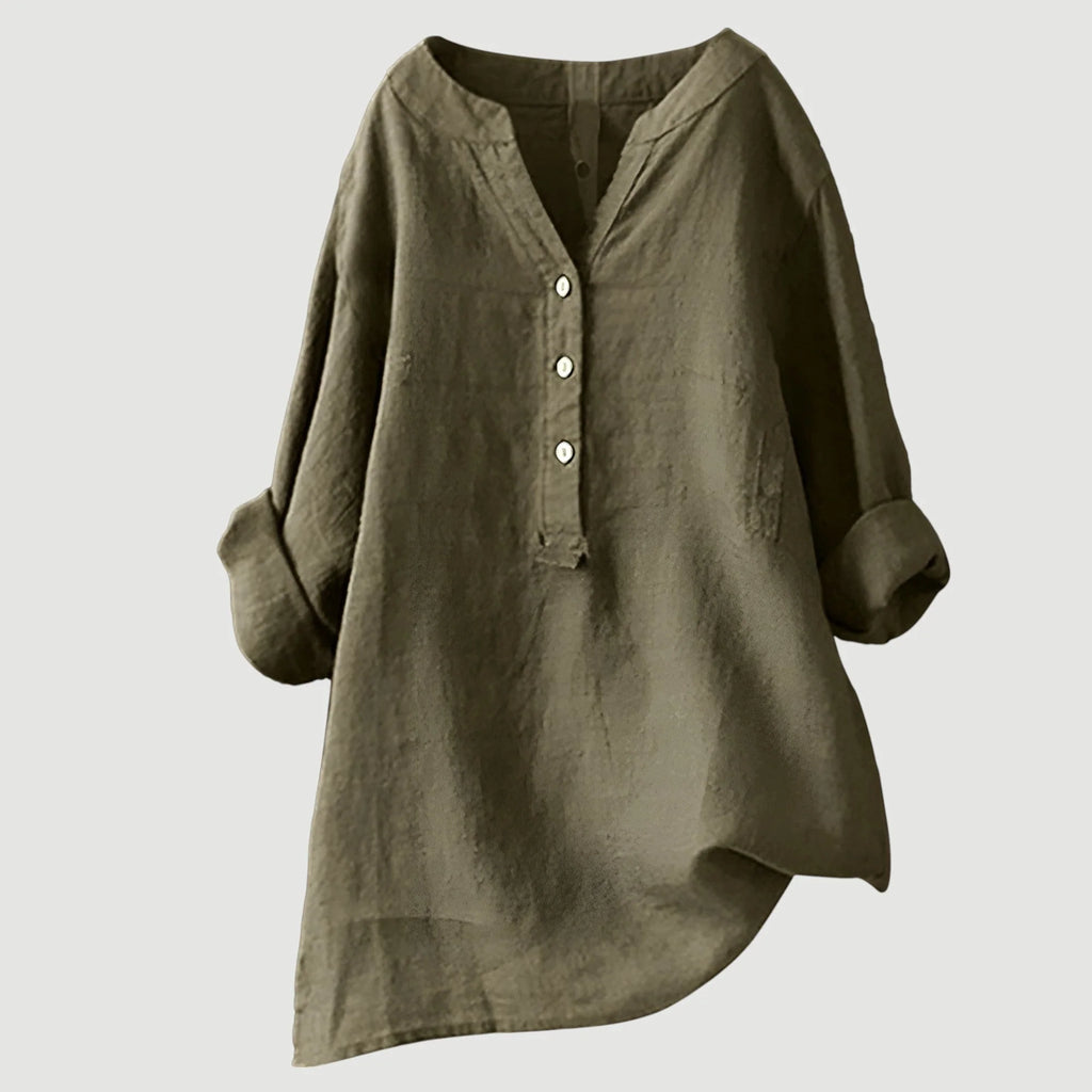 Freja - Chemise légère et confortable avec boutons