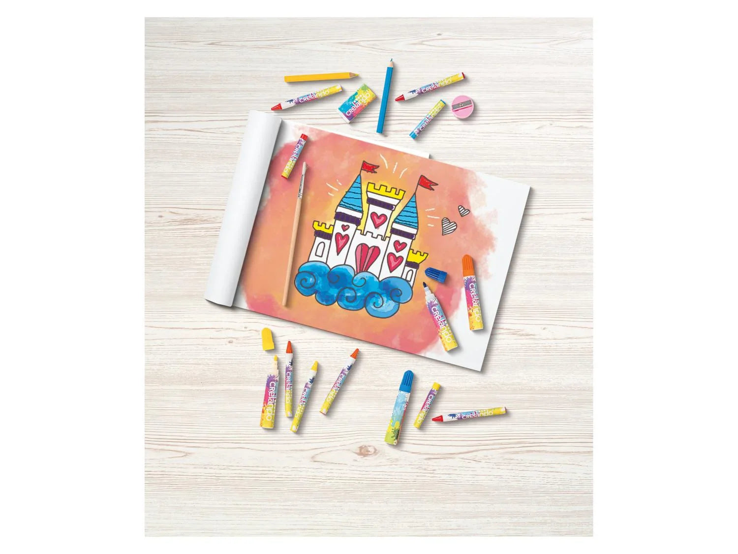 crelando Mallette de coloriage enfant