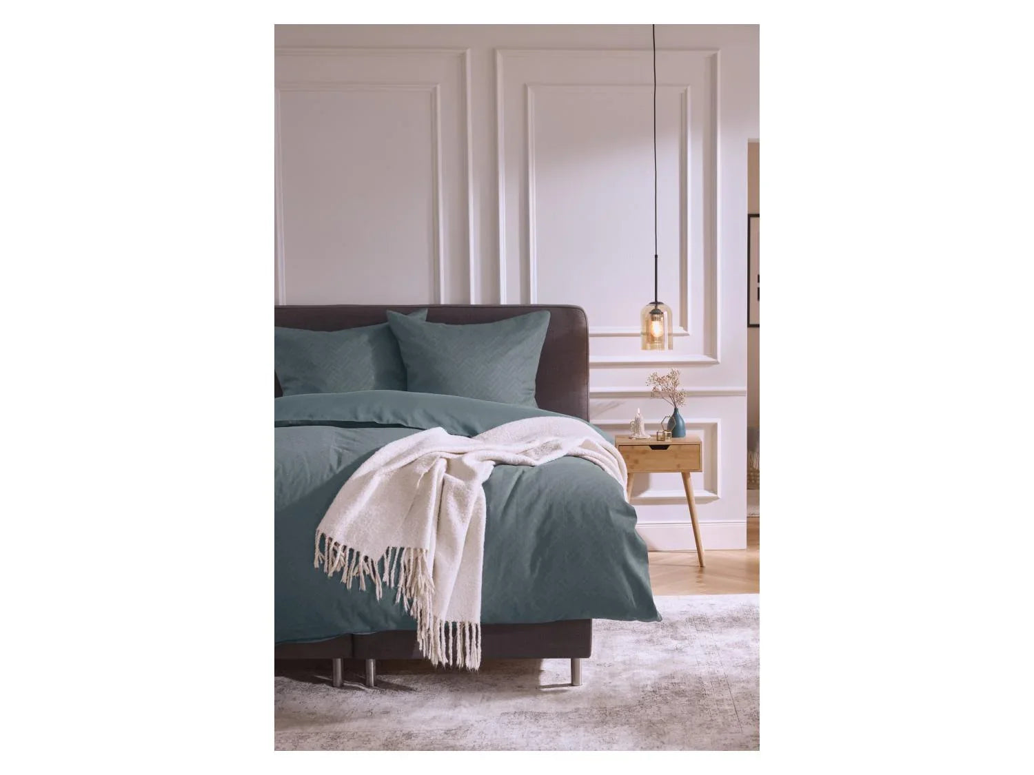 LIVARNO Parure de lit double face en satin, 140 x 200 cm