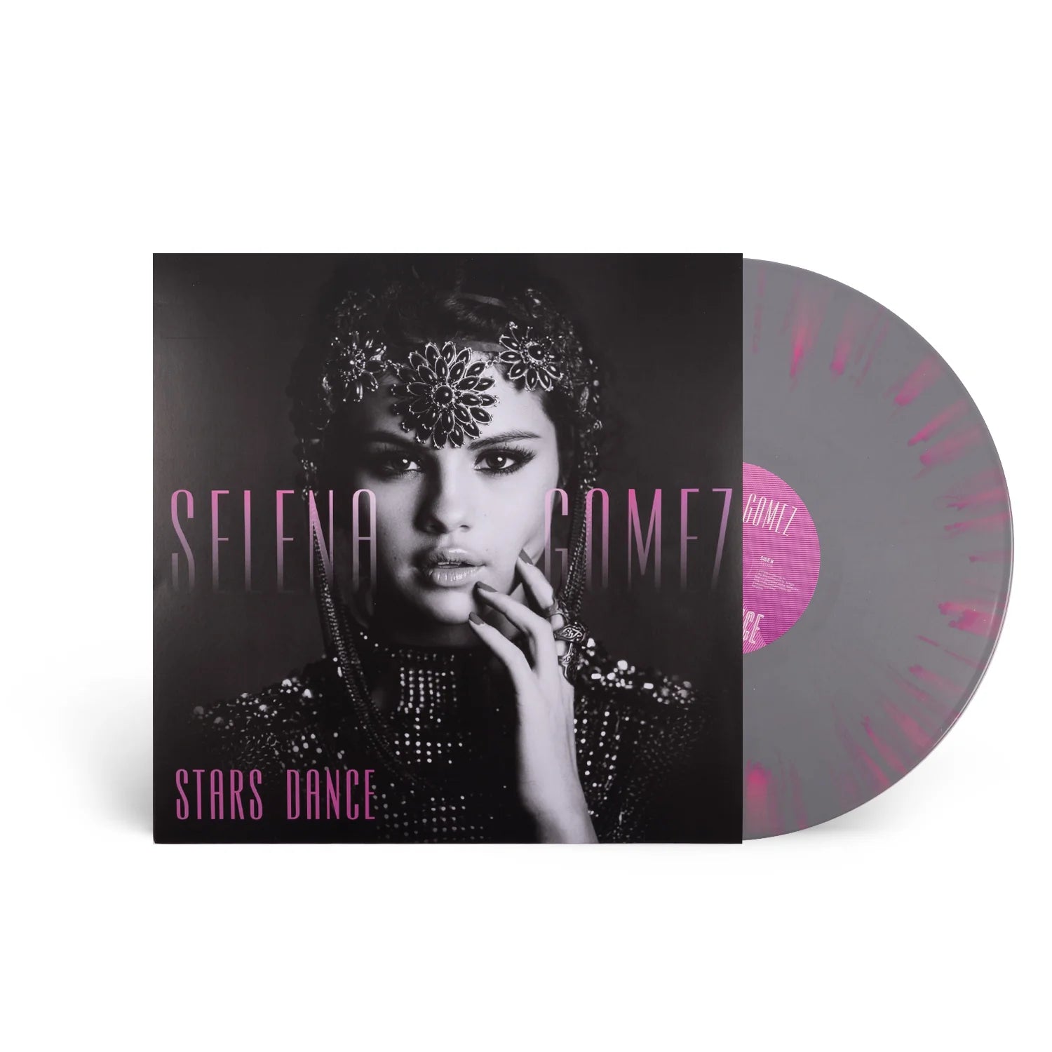SELENA GOMEZ - STARS DANCE - GRAY W/ RED SPLATTER COLOR - VINYL LP