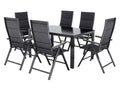 LIVARNO home Table de jardin + Lot de 6 chaises Toronto