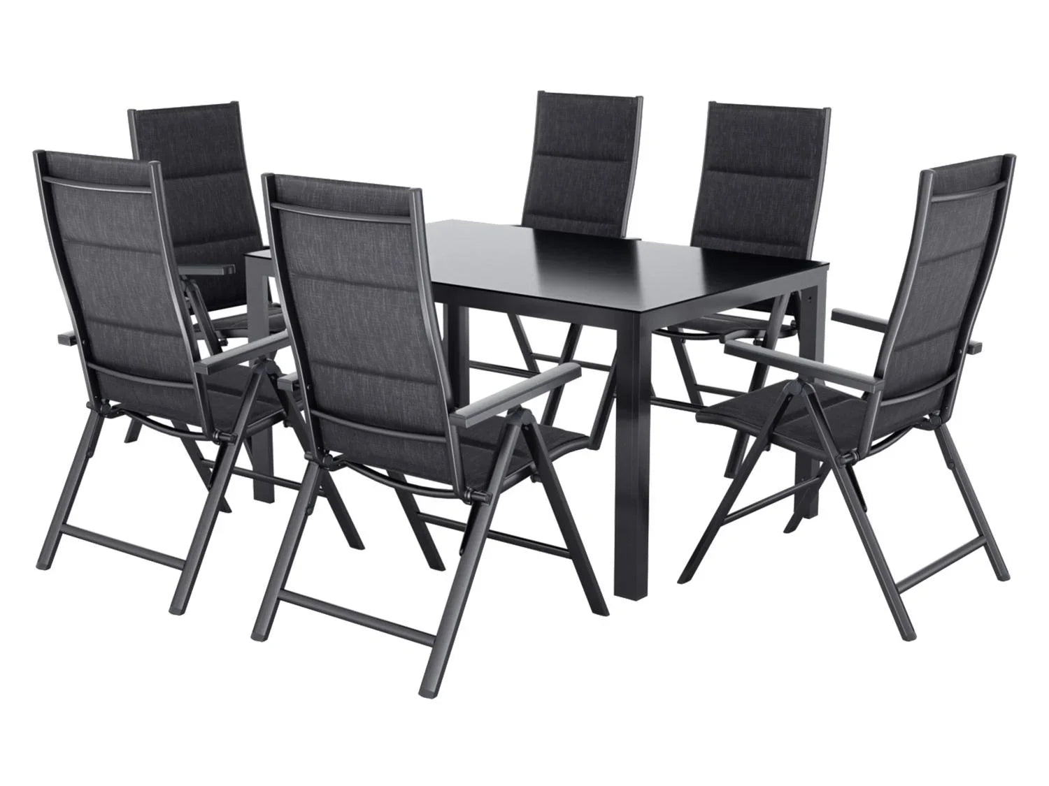 LIVARNO home Table de jardin + Lot de 6 chaises Toronto