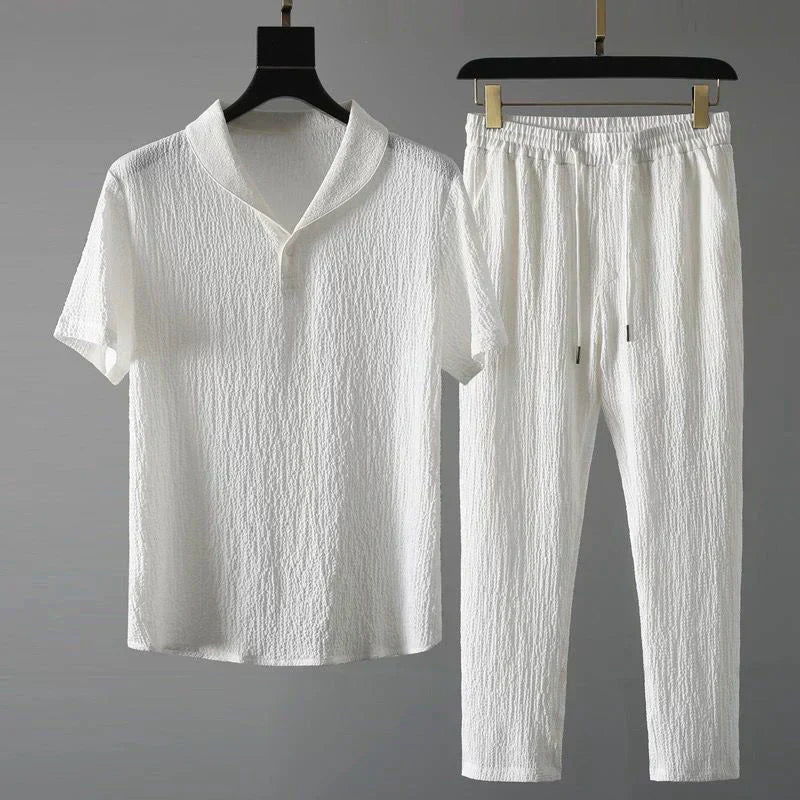 Luca - T-shirt à manches courtes avec pantalon à taille élastique