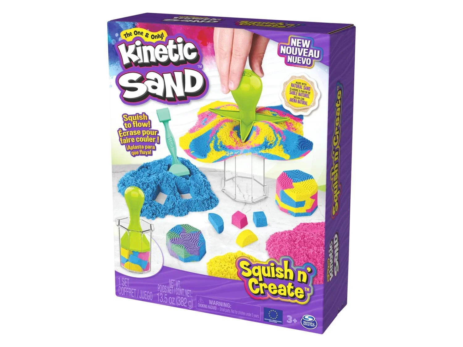 Kinetic Sand Coffret Squish N' Create