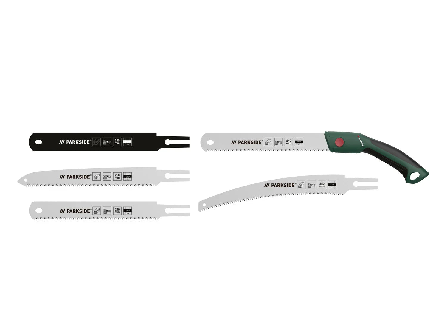 PARKSIDE Jeu de scies  main, 6 pices