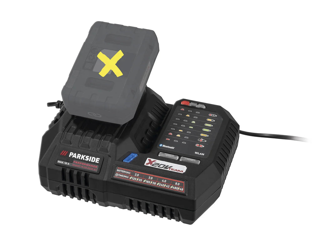 PARKSIDE PERFORMANCE Chargeur de batterie Smart PLGS 2012 A1, 12 A, 20 V
