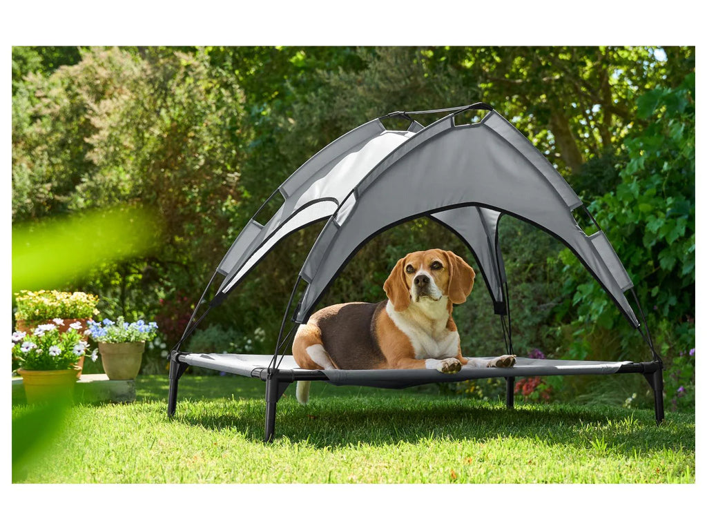 zoofari Lit de camp avec pare-soleil ou Panier pliant pour chien