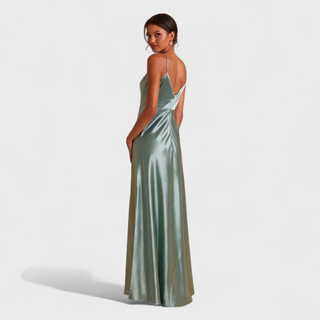 Robe nuisette en satin Lúcia