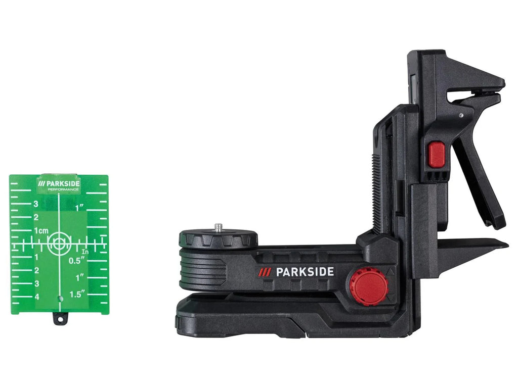 PARKSIDE PERFORMANCE Niveau laser en croix sans fil PKLLP 3360 A1, vert, 30 m 20 V
