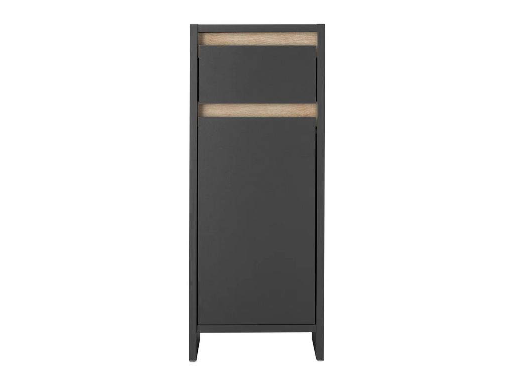 LIVARNO home Armoire latrale de salle de bains Oslo, 32 x 80 x 28 cm, noire