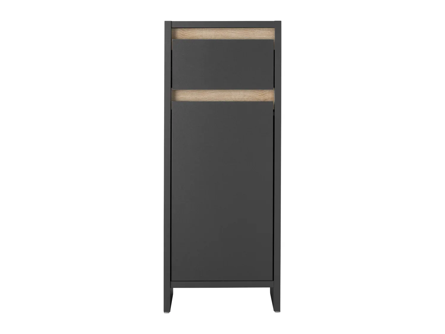 LIVARNO home Armoire latrale de salle de bains Oslo, 32 x 80 x 28 cm, noire