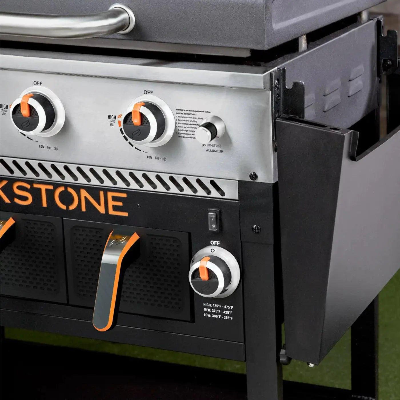 💥Clearance Sale🔥Blackstone 2-Burner 28 Griddle with Electric Air Fryer and Hood
