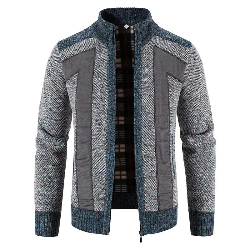 Domenic - Veste douce et lâche avec zip pour hommes