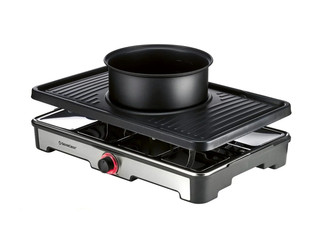 SILVERCREST Combinaison grill raclette et fondue Premium