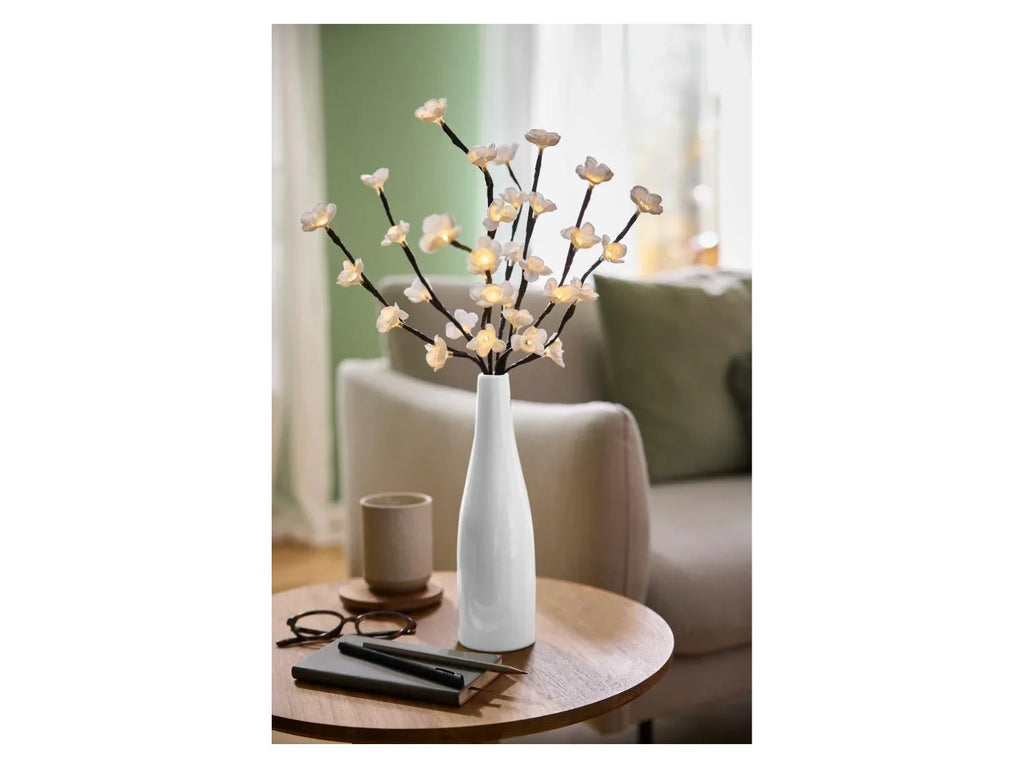 LIVARNO Vase dcoratif avec branches lumineuses LED