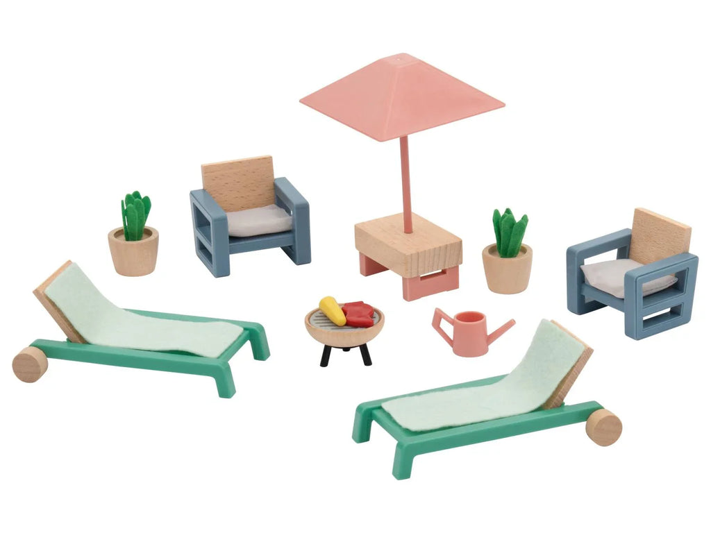 lupilu Accessoires maison de poupes bois