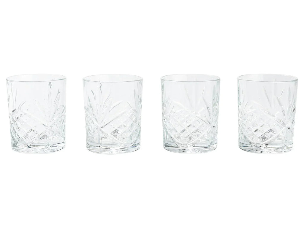 LIVARNO home Lot de 4 verres  whisky ou longdrink