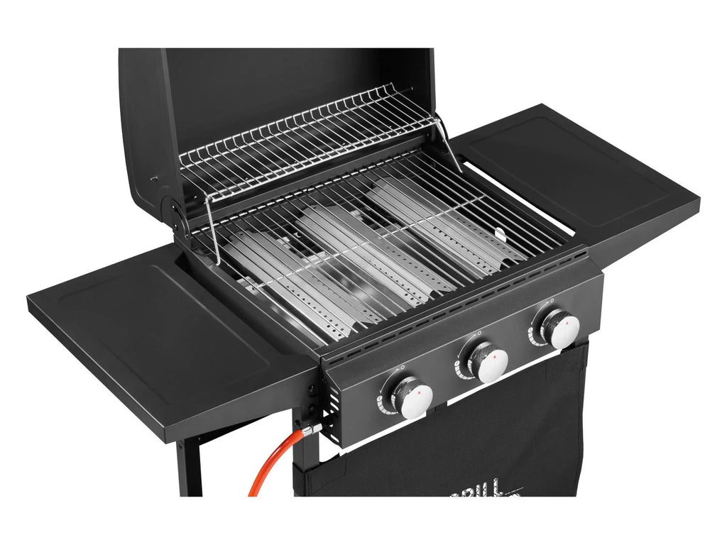 GRILLMEISTER Barbecue  gaz 3 brleurs, 48 x 39 cm, 9 kW