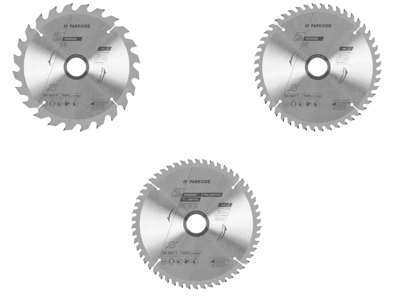 PARKSIDE Lame de scie circulaire PKSB 1500 A1