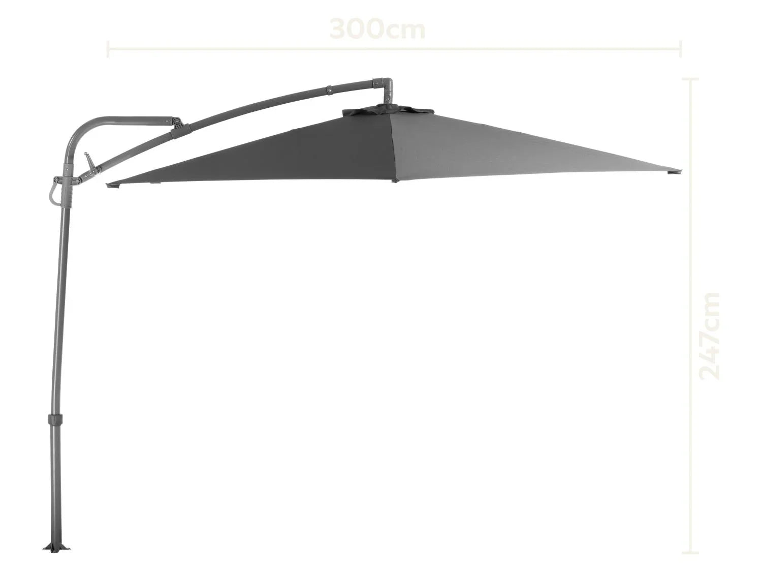 LIVARNO Parasol dport, 3 m