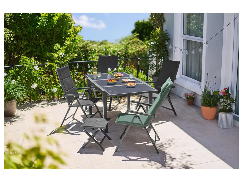 LIVARNO Lot de 2 fauteuils en aluminium Toronto