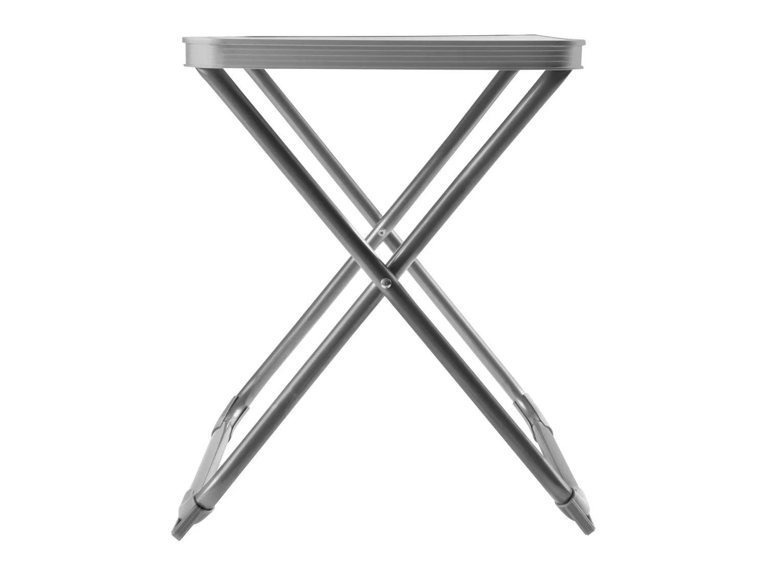 CRIVIT Tabouret pliant avec plateau de table