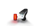CRIVIT Kit clairage vlo LED, 90/70/30/15 Lux, batterie Li-ion, freinage d'urgence, 2 pices