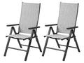 LIVARNO Lot de 2 fauteuils en aluminium Houston