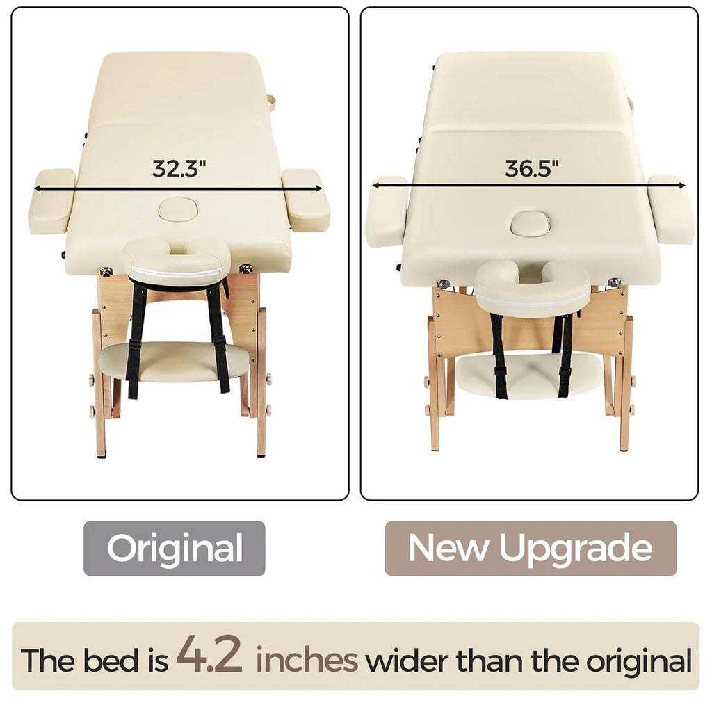Yaheetech Massage Table Portable Lash Beds Spa Bed Massage Couch Foldable Spa Tables