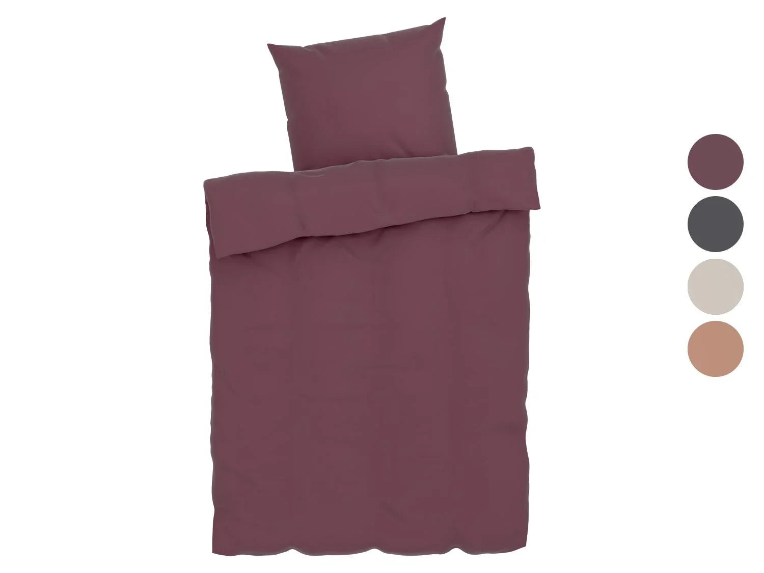 LIVARNO home Parure de lit en satin, 140 x 200 cm