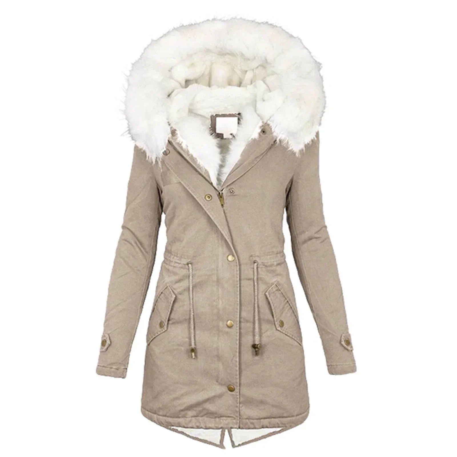 Giulia d’Hiver | Manteau chaud à capuche élégante