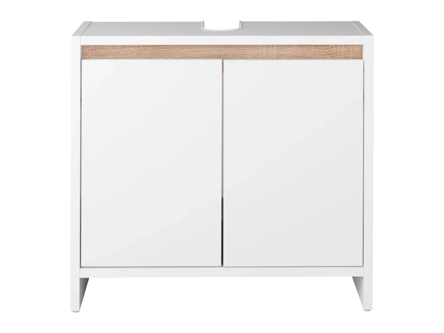 LIVARNO home Meuble sous-vasque Oslo, 60 x 55 x 28 cm, blanc