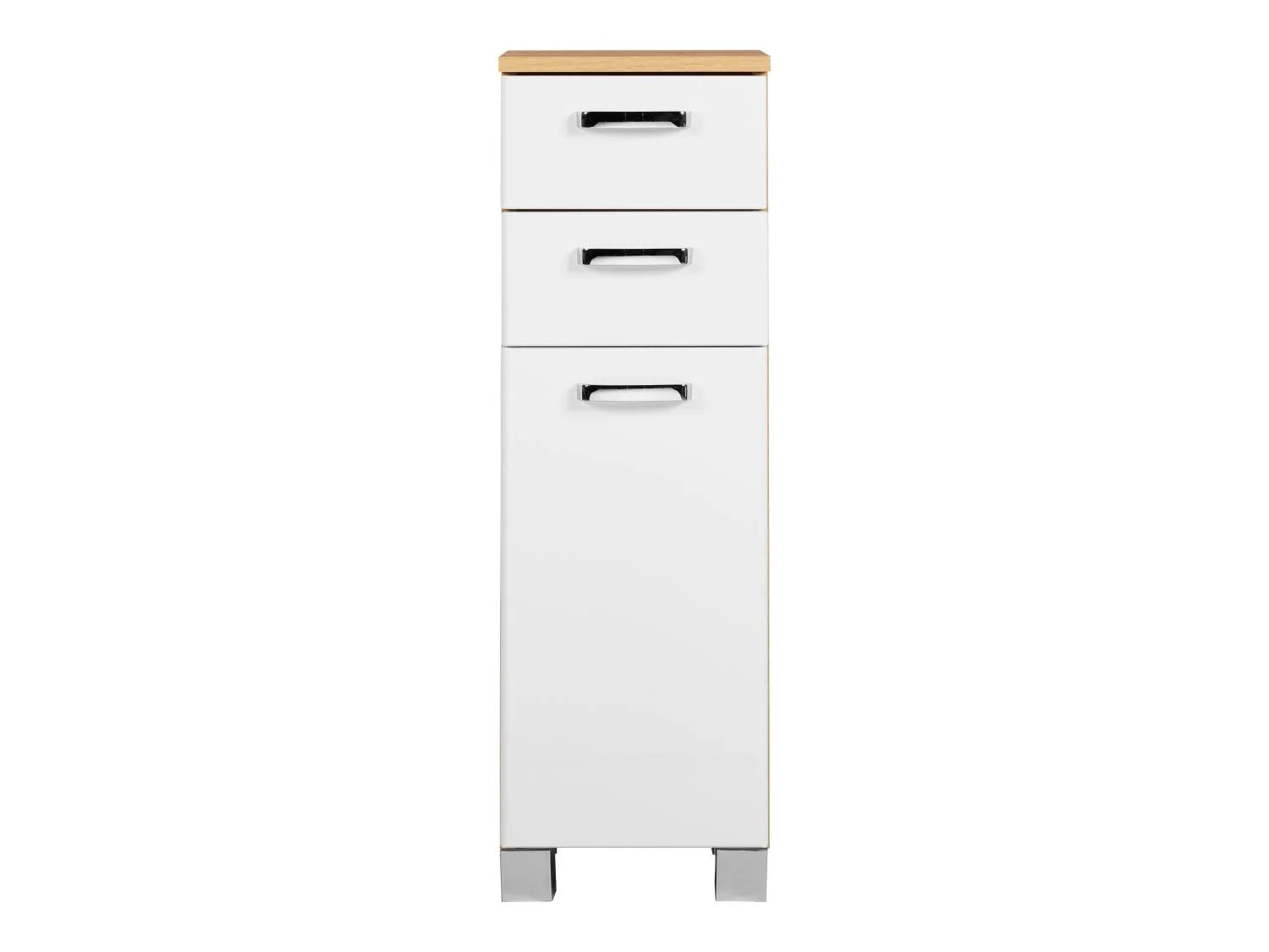LIVARNO home Armoire latrale Palermo, blanc/imitation chne