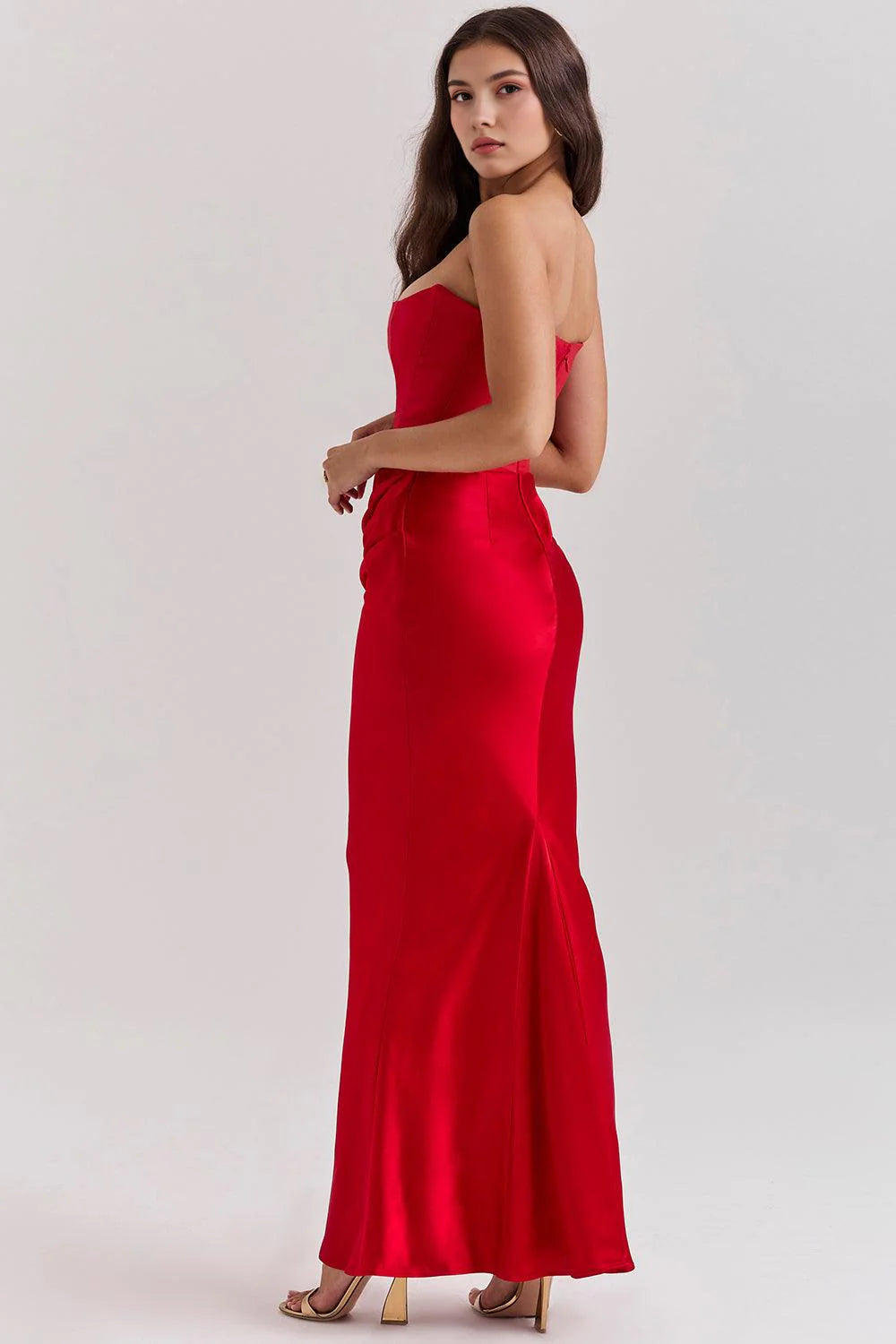 Céleste | Robe en satin