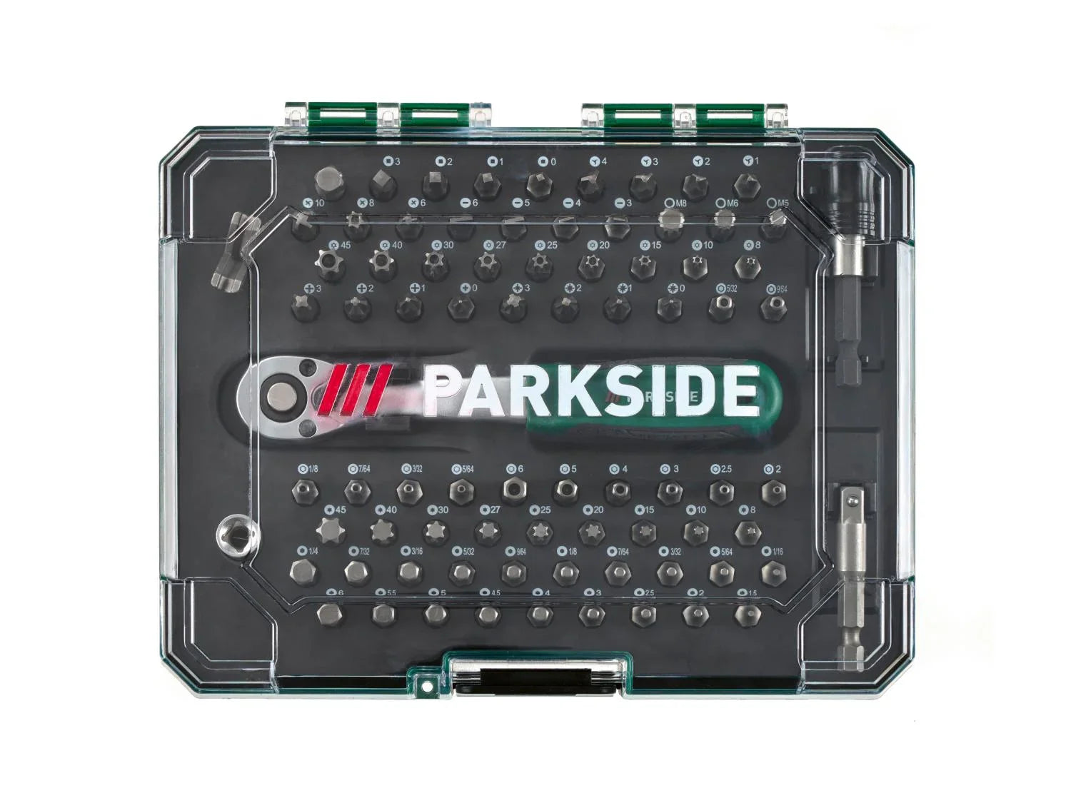 PARKSIDE Set dembouts et cliquet, 81 pices