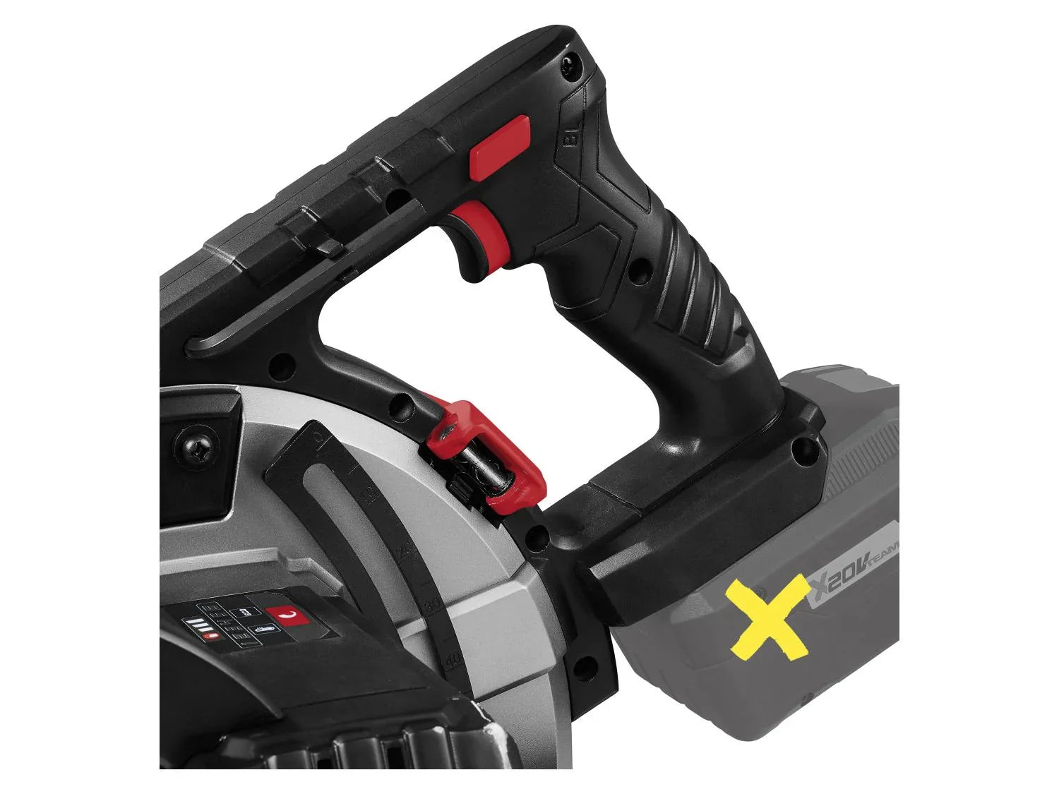 PARKSIDE PERFORMANCE Scie circulaire manuelle  mtaux sans fil PPMSA 20-Li A1, 190 mm, 20 V