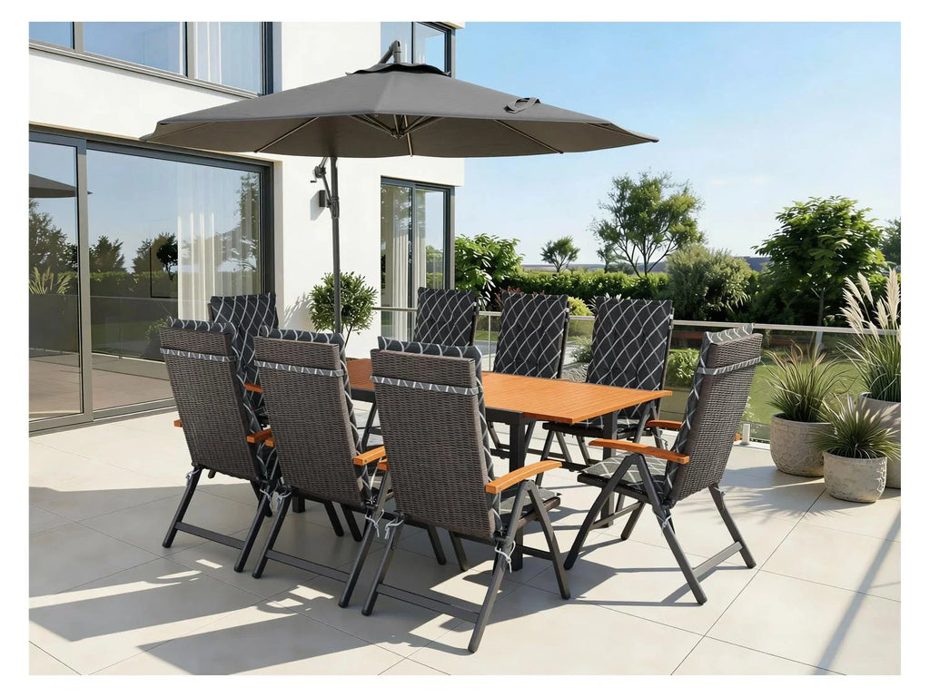 LIVARNO Lot de 2 fauteuils pliants Valencia