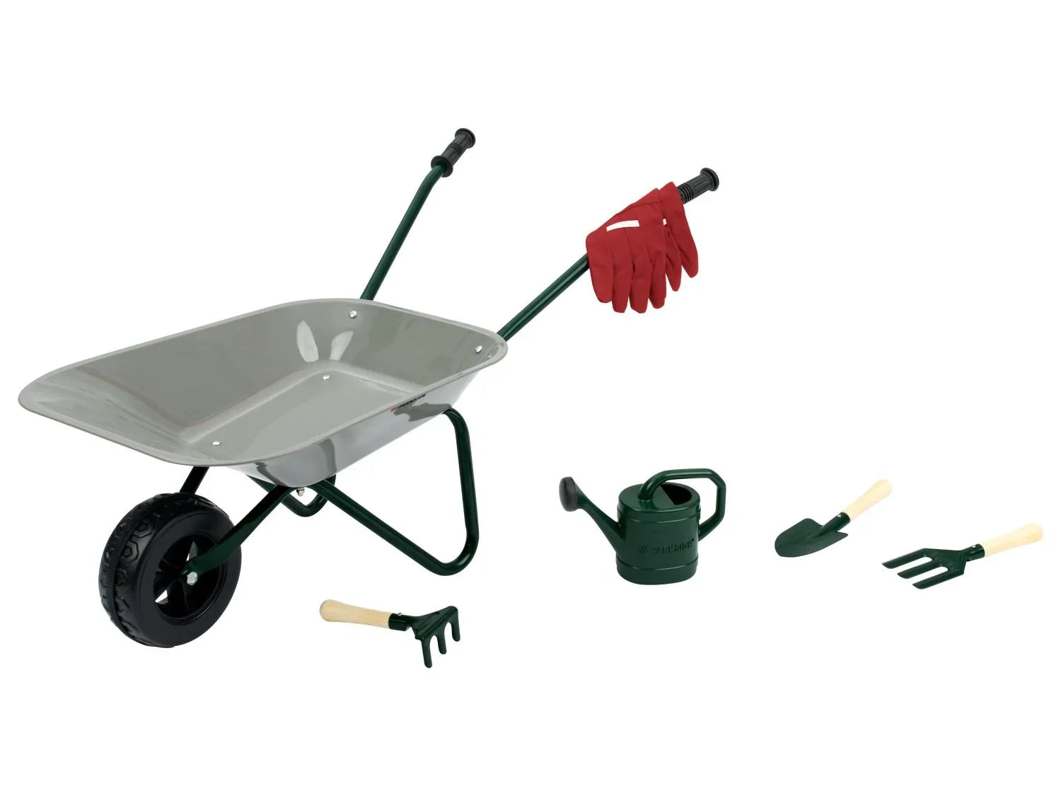 Playtive Brouette et outils de jardinage pour enfant