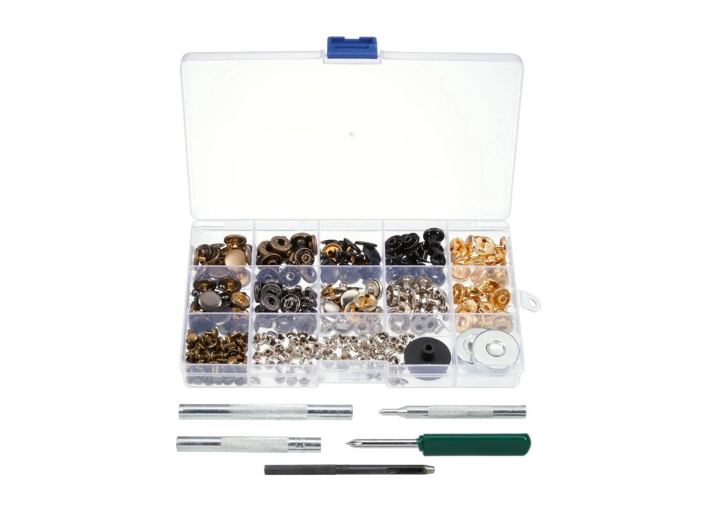 PARKSIDE Set pince emporte-pice/boutons-pression, 358 pices