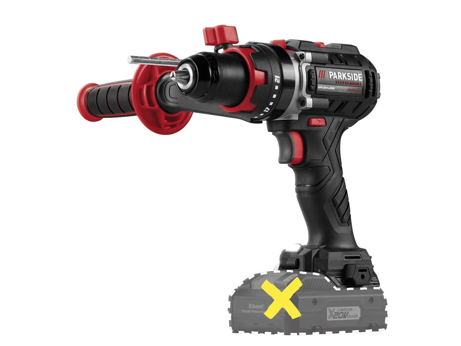 PARKSIDE Perceuse-visseuse  percussion + chargeur + batterie, 20 V