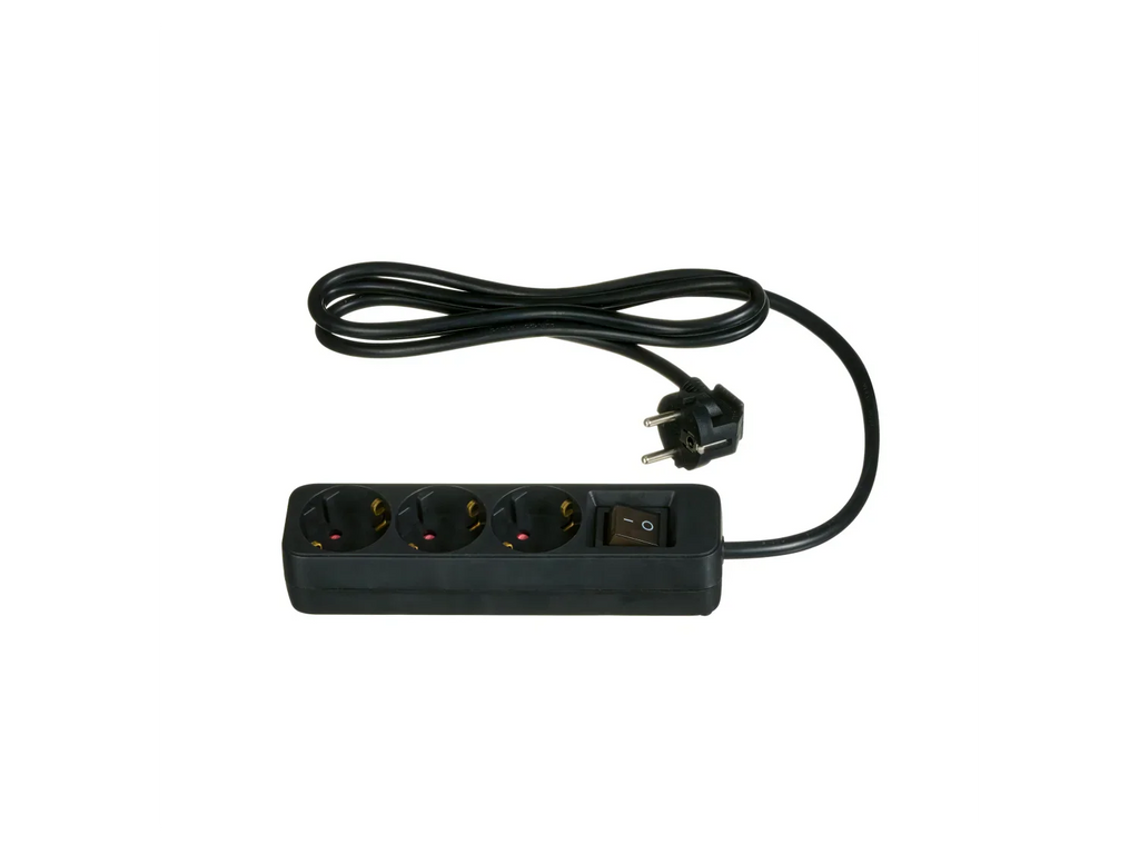 TRONIC Lot de 3 multiprises