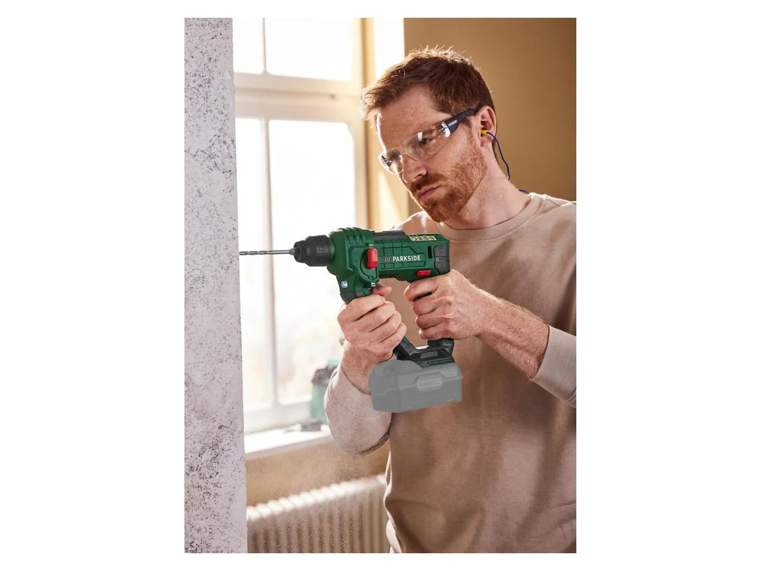 PARKSIDE Marteau perforateur sans fil PABH 20-Li D4, 1 J, 20 V