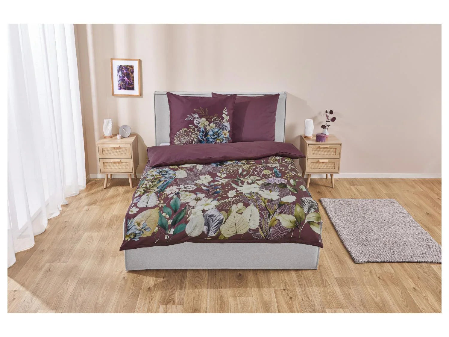 LIVARNO home Parure de lit en satin, 240 x 220 cm
